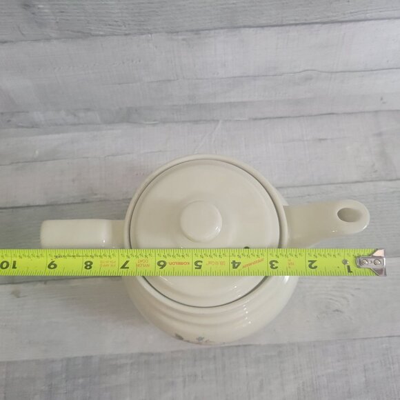 Hall China Rounded Terrace Rambling Rose Drip-o-lator Coffee Pot Vintage Teapot - Picture 11 of 11